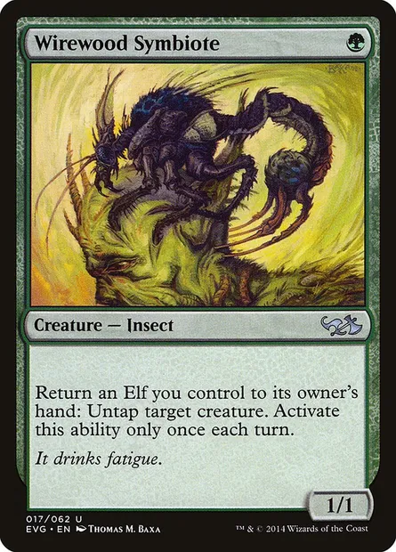Symbiote de Brinbois, carte Magic EVG 17 — extension Duel Decks Anthology: Elves vs. Goblins
