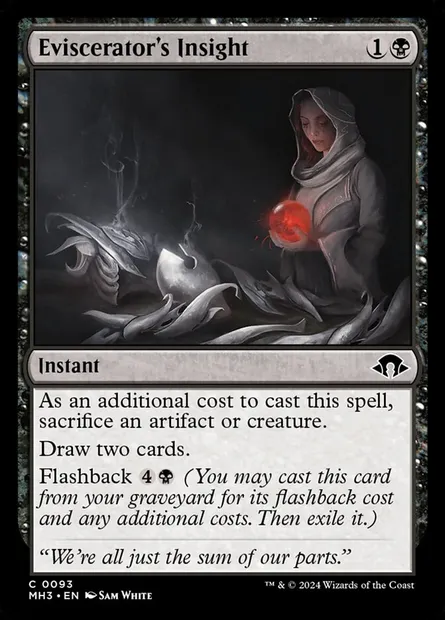 Eviscerator's Insight, Magic card MH3 93 — Modern Horizons 3 set