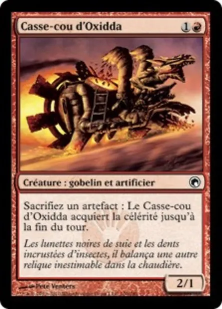 Casse-cou d'Oxidda, carte Magic SOM 100 — extension Cicatrices de Mirrodin