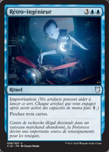 Rétro-ingénieur, carte Magic C18 99 — extension Commander 2018