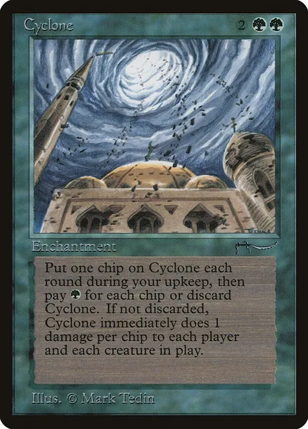 Cyclone, carte Magic ARN 45 — extension Arabian Nights