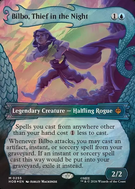 Bilbo, Thief in the Night, Magic card HOB 255 — The Hobbit set