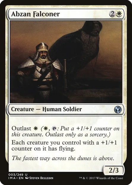 Abzan Falconer, Magic card IMA 3 — Iconic Masters set