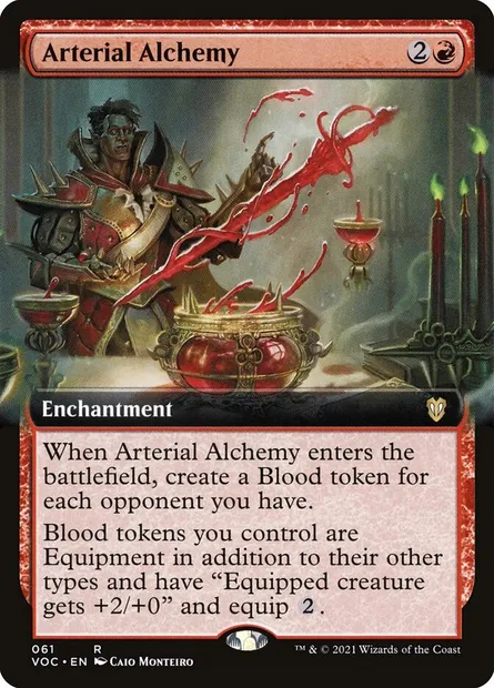 Arterial Alchemy, Magic card VOC 61 — Crimson Vow Commander set