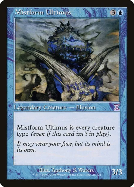 Mistform Ultimus, Magic card TSB 26 — Time Spiral Timeshifted set