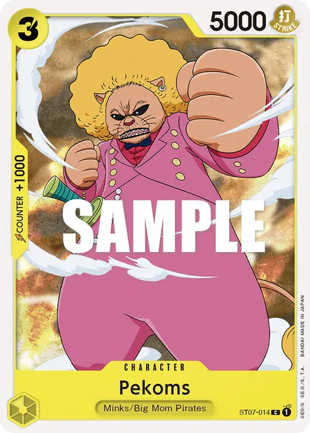 Pekoms, carte One Piece ST07-014 — extension Big Mom Pirates