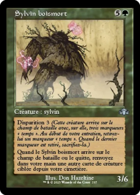Sylvin boismort, carte Magic DMR 337 — extension Dominaria Remastered