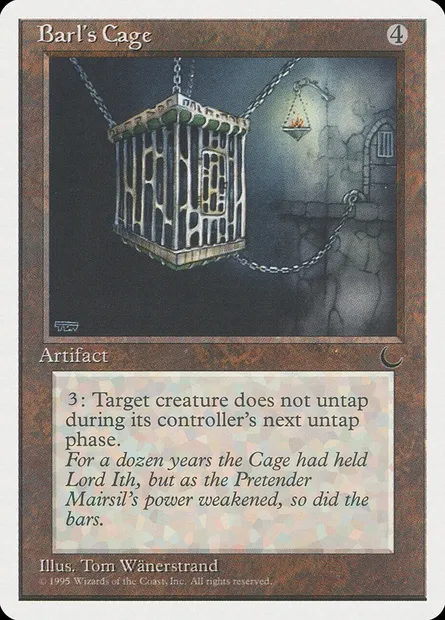 Barl's Cage, Magic card CHR 94 — Chronicles set