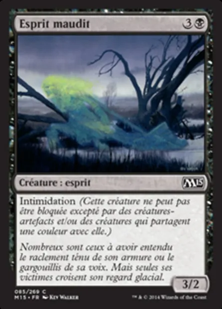 Esprit maudit, carte Magic M15 85 — extension Magic 2015