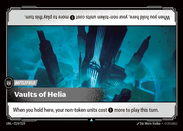 Vaults of Helia, carte Riftbound UNL 219 — extension Unleashed