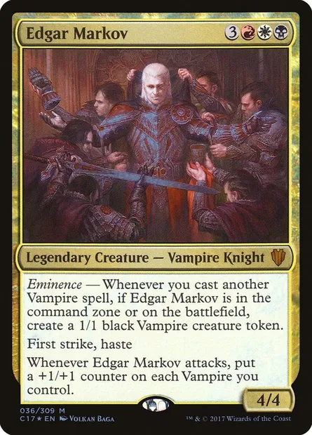 Edgar Markov, Magic card C17 36 — Commander 2017 set