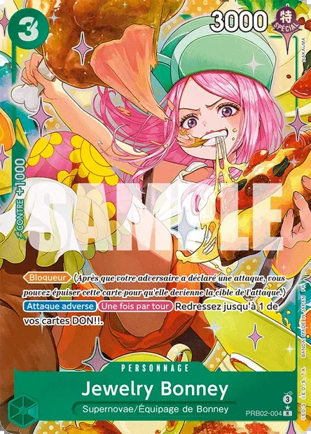 Jewelry Bonney, carte One Piece PRB02-004 — extension ONE PIECE CARD THE BEST VOL.2