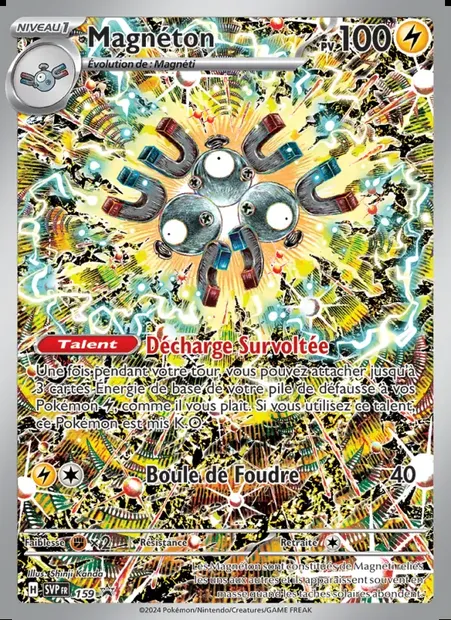 Magnéton, carte Pokémon PR-SV 159 — extension SVP Black Star Promos
