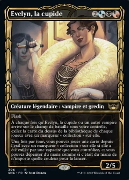 Evelyn, la cupide, carte Magic SNC 306 — extension Les rues de la Nouvelle-Capenna