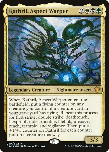 Kathril, Aspect Warper, Magic card C20 10 — Commander 2020 set