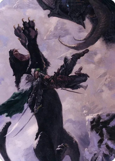 Drizzt Do'Urden // Drizzt Do'Urden, carte Magic AAFR 52 — extension Adventures in the Forgotten Realms Art Series