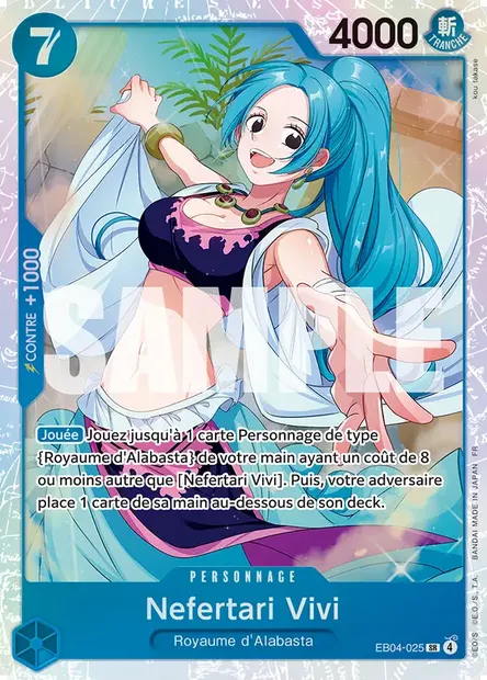 Nefertari Vivi, carte One Piece EB04-025 — extension EGGHEAD CRISIS