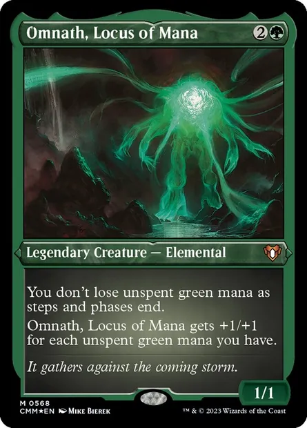 Omnath, Locus of Mana, Magic card CMM 568 — Commander Masters set