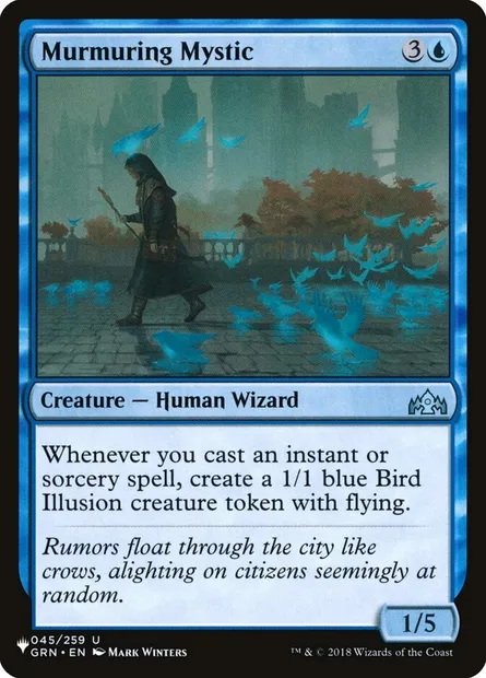 Murmuring Mystic, Magic card PLST GRN-45 — The List set