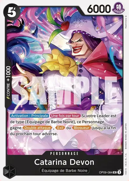 Catarina Devon, carte One Piece OP09-084 — extension LES NOUVEAUX EMPEREURS