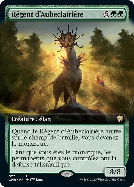 Régent d'Aubeclairière, carte Magic CMR 677 — extension Commander Legends