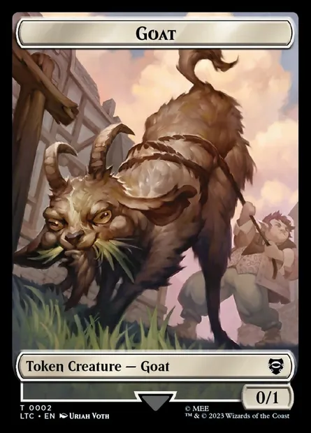 Goat, Magic card TLTC 2 — Tales of Middle-earth Commander Tokens set