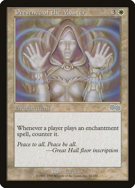 Presence of the Master, Magic card USG 32 — Urza's Saga set