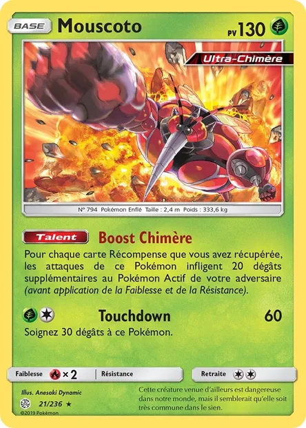Mouscoto, carte Pokémon CEC 21 — extension Éclipse Cosmique