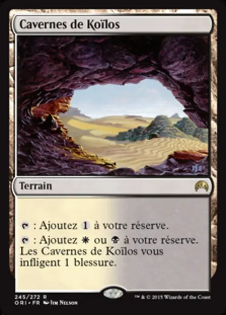 Cavernes de Koïlos, carte Magic ORI 245 — extension Magic Origines