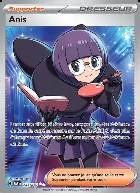 Anis, carte Pokémon PAR 243 — extension Faille Paradoxe