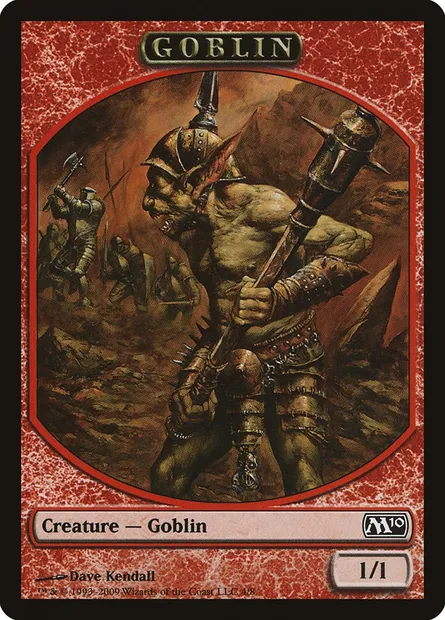 Goblin, carte Magic TM10 4 — extension Magic 2010 Tokens