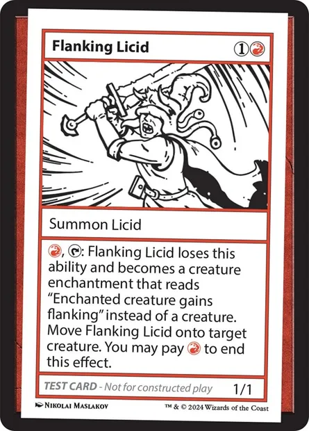 Flanking Licid, Magic card MB2 562 — Mystery Booster 2 set