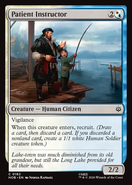 Patient Instructor, Magic card HOB 162 — The Hobbit set