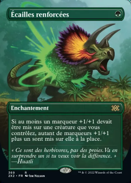 Écailles renforcées, carte Magic 2X2 369 — extension Double Masters 2022
