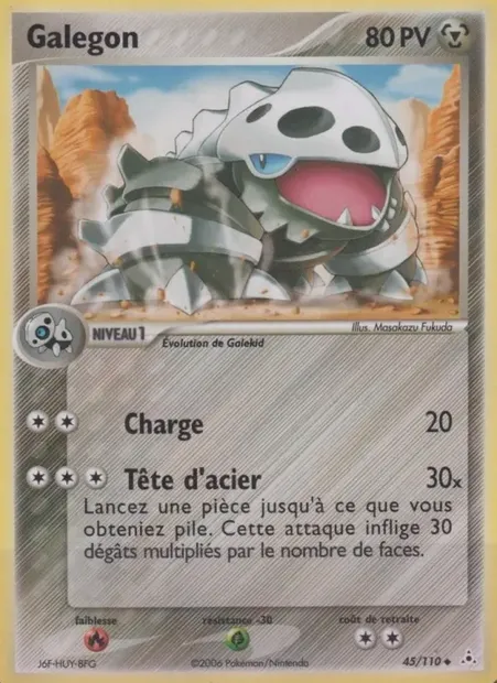 Galegon, carte Pokémon HP 45 — extension EX Fantômes Holon