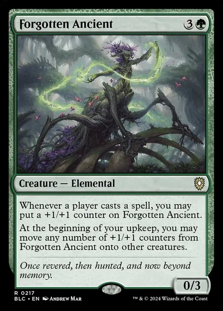 Forgotten Ancient, Magic card BLC 217 — Bloomburrow Commander set