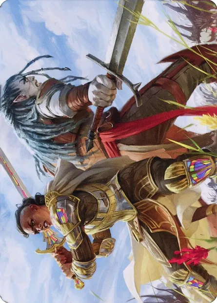 Join Forces // Join Forces, Magic card ADMU 9 — Dominaria United Art Series set