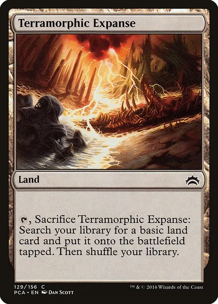 Terramorphic Expanse, Magic card PCA 129 — Planechase Anthology set