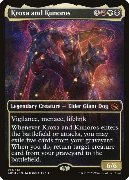 Kroxa and Kunoros, Magic card MOM 312 — March of the Machine set
