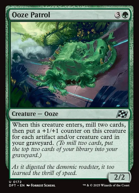 Ooze Patrol, Magic card DFT 172 — Aetherdrift set