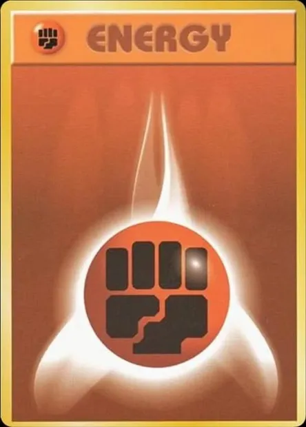 Fighting Energy, Pokémon card PMCG1 102 — Expansion Pack set