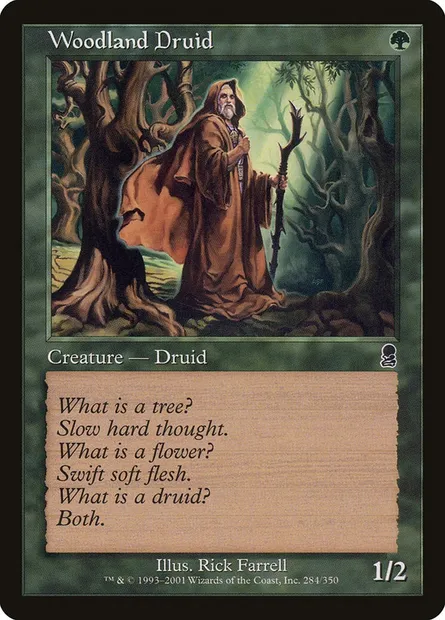 Druide des sylves, carte Magic ODY 284 — extension Odyssée