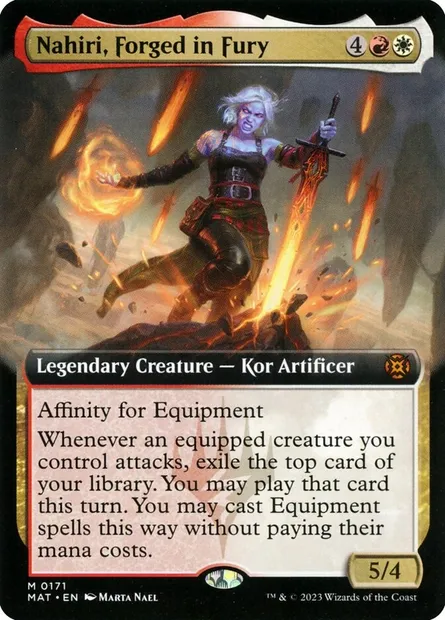 Nahiri, Forged in Fury, Magic card MAT 171 — March of the Machine: The Aftermath set