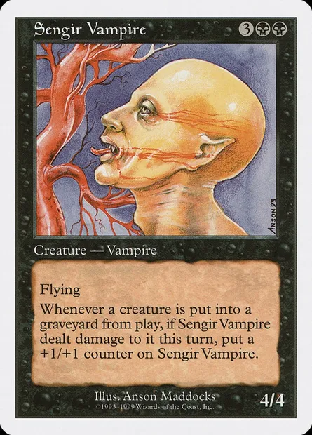 Sengir Vampire, Magic card BRB 69 — Battle Royale Box Set set