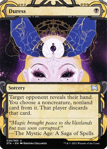 Duress, Magic card STA 29 — Strixhaven Mystical Archive set