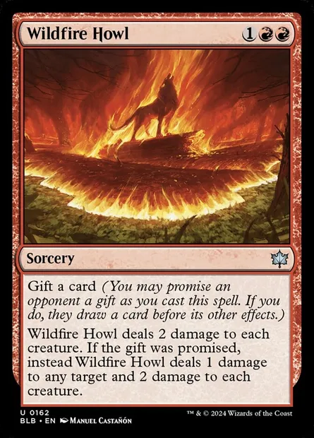 Wildfire Howl, Magic card BLB 162 — Bloomburrow set