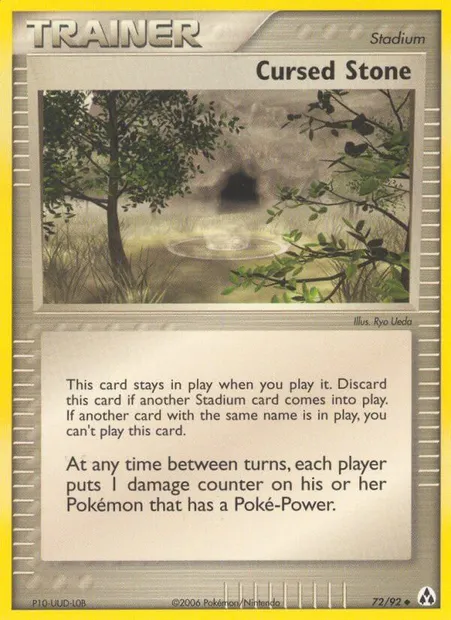 Cursed Stone, Pokémon card LM 72 — Legend Maker set