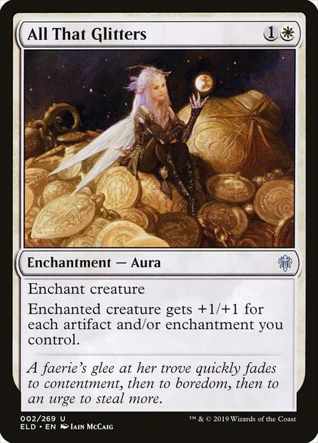All That Glitters, Magic card ELD 2 — Throne of Eldraine set