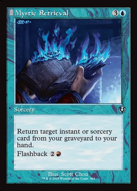 Mystic Retrieval, Magic card INR 363 — Innistrad Remastered set