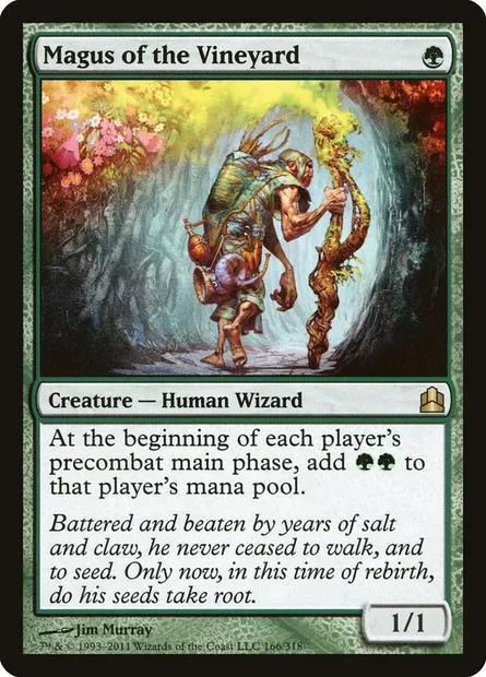 Magus of the Vineyard, Magic card CMD 166 — Commander 2011 set